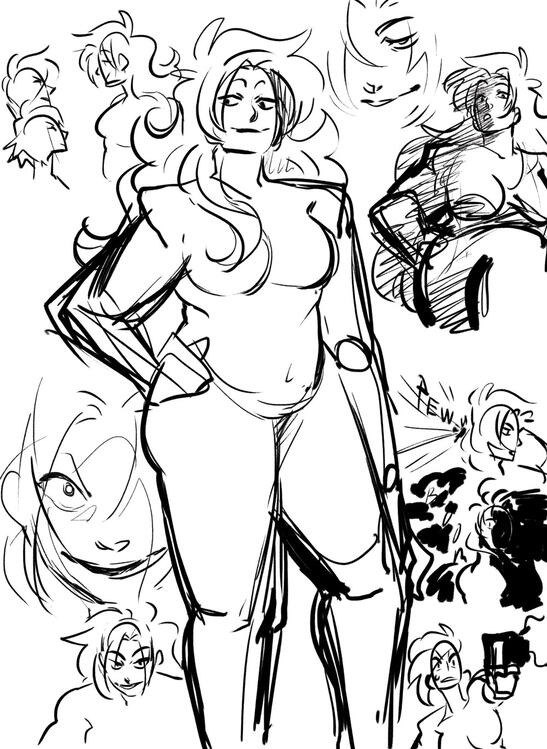 Neon Vipers Character Sketch Neon Vipers Character Sketch